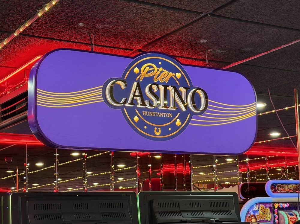 The Pier Casino sign