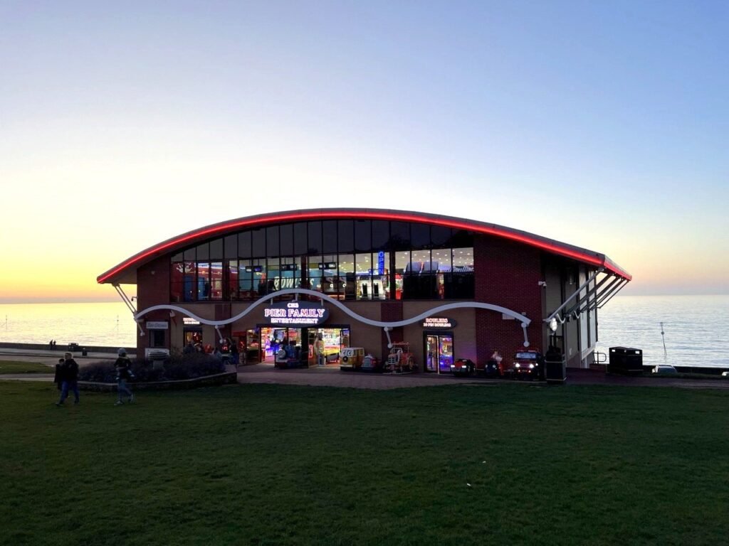 Hunstanton Pier at dusk